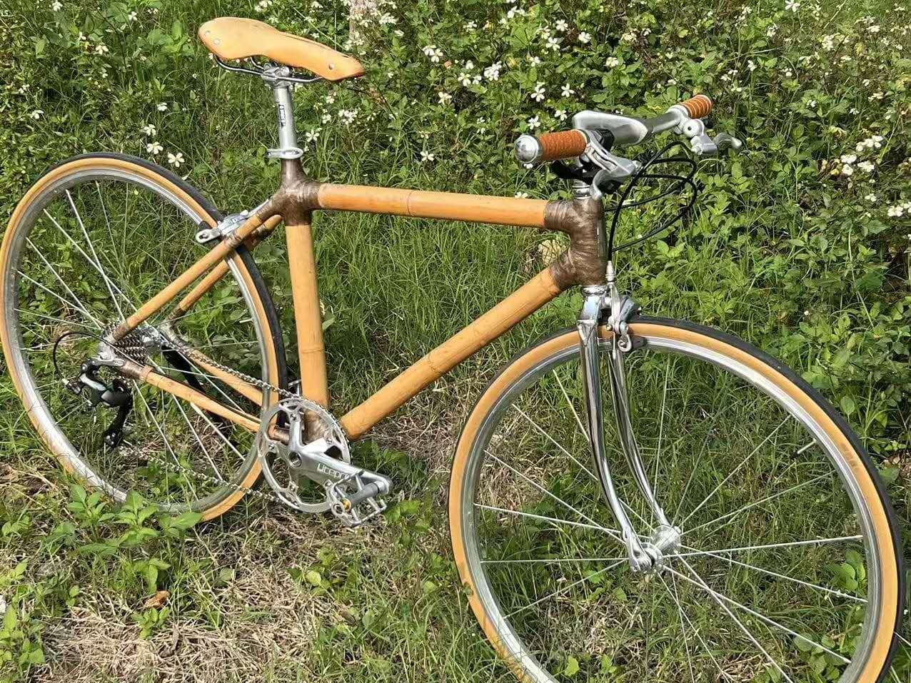 Bamboo City Bike city bike, available to rent from CycleQuest China