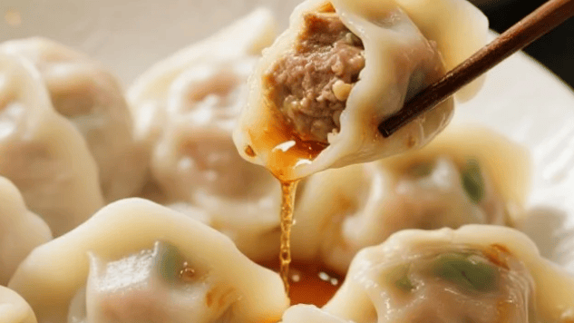 Handcrafted Beijing-style dumplings at Xian Lao Man restaurant.